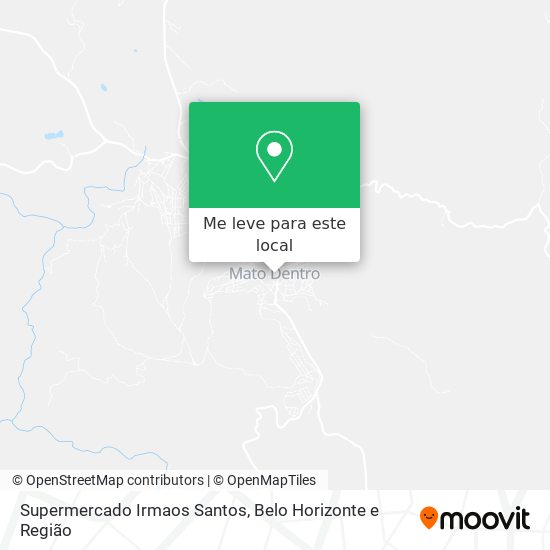 Supermercado Irmaos Santos mapa