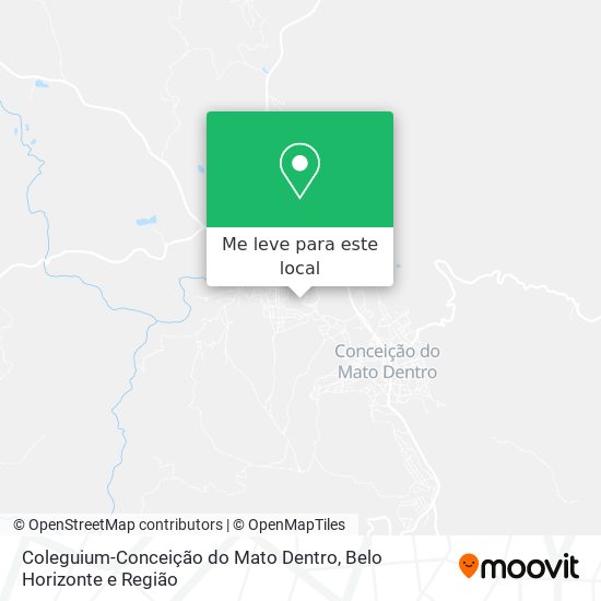 Coleguium-Conceição do Mato Dentro mapa