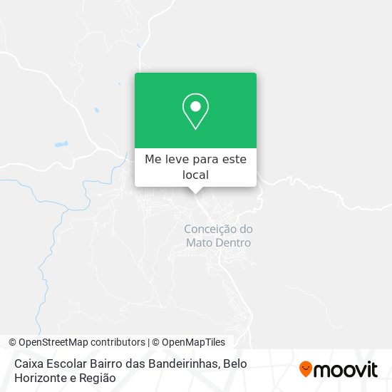 Caixa Escolar Bairro das Bandeirinhas mapa