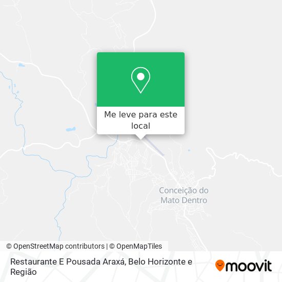 Restaurante E Pousada Araxá mapa