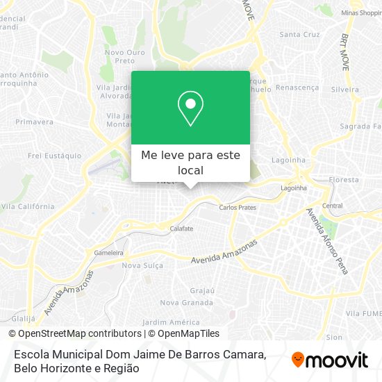 Escola Municipal Dom Jaime De Barros Camara mapa