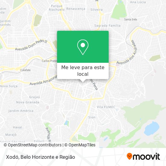 Xodó mapa