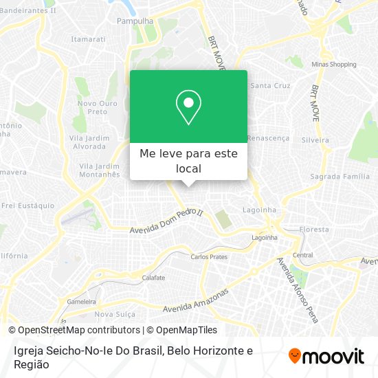 Igreja Seicho-No-Ie Do Brasil mapa