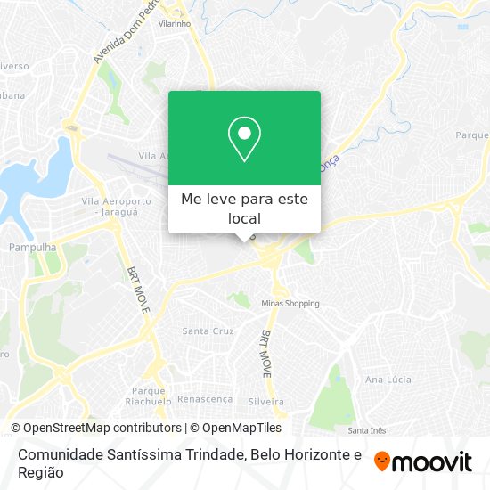 Comunidade Santíssima Trindade mapa