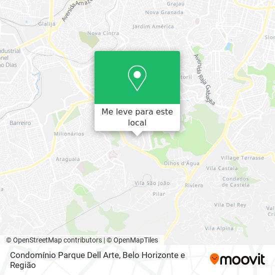 Condomínio Parque Dell Arte mapa