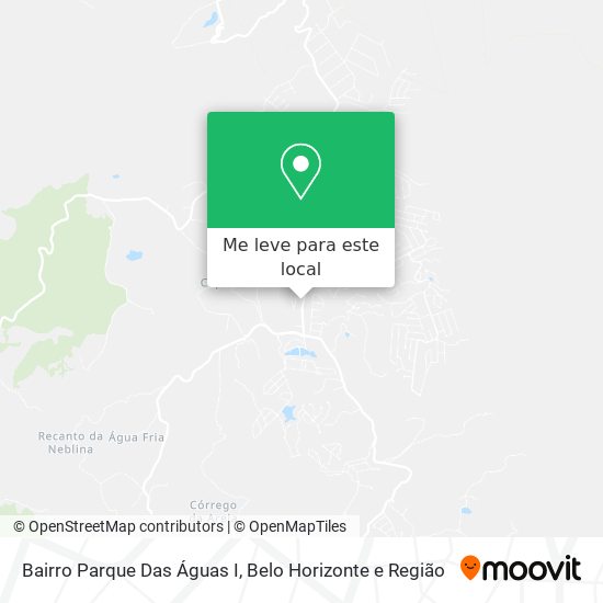 Bairro Parque Das Águas I mapa