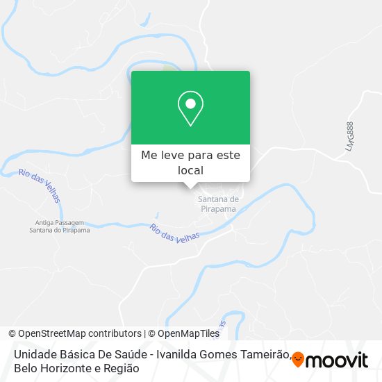 Unidade Básica De Saúde - Ivanilda Gomes Tameirão mapa