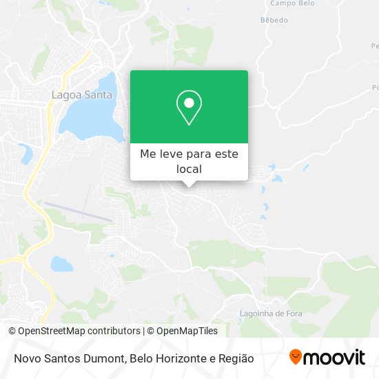 Novo Santos Dumont mapa