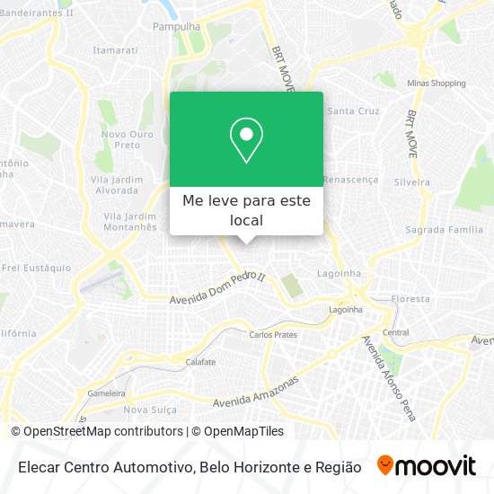 Elecar Centro Automotivo mapa