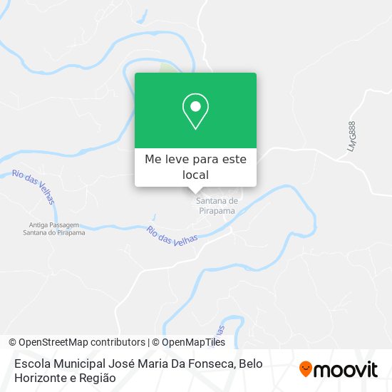 Escola Municipal José Maria Da Fonseca mapa