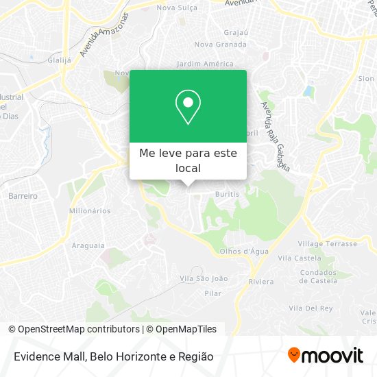 Evidence Mall mapa