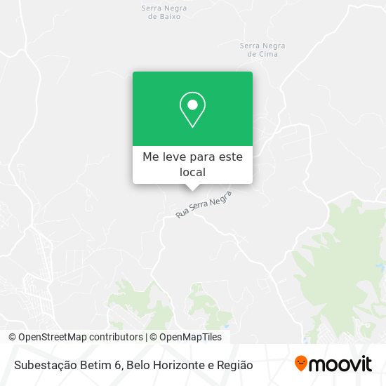 Subestação Betim 6 mapa