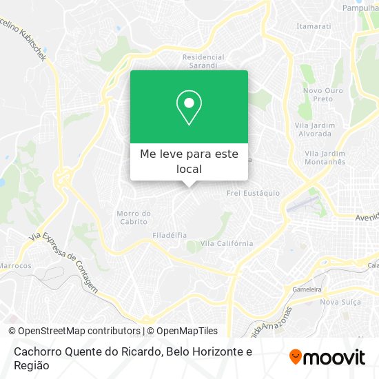Cachorro Quente do Ricardo mapa