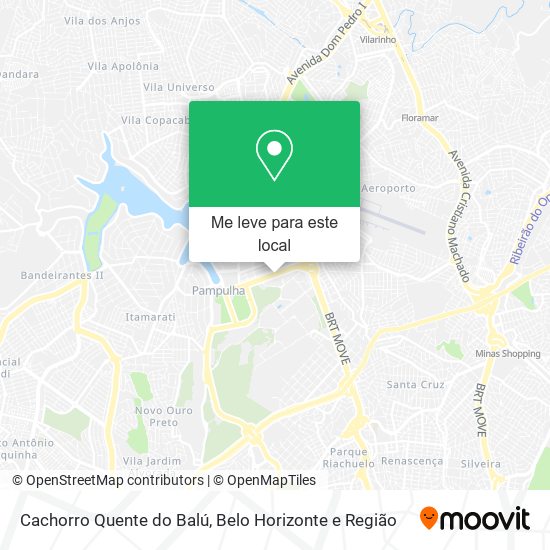 Cachorro Quente do Balú mapa