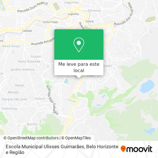 Escola Municipal Ulisses Guimarães mapa