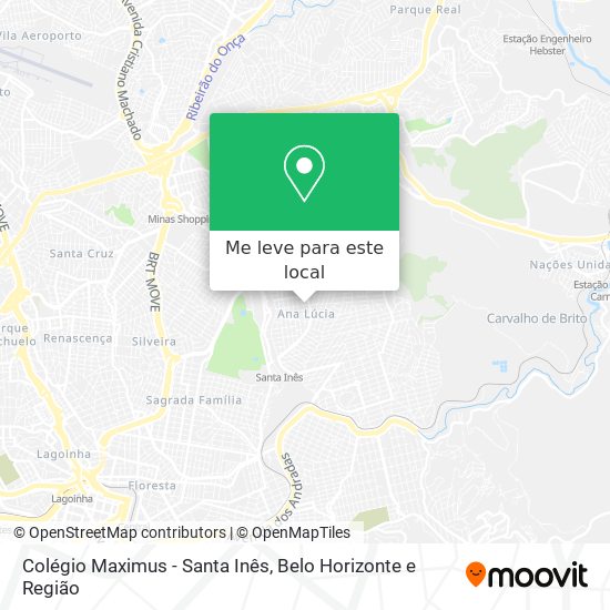 Colégio Maximus - Santa Inês mapa