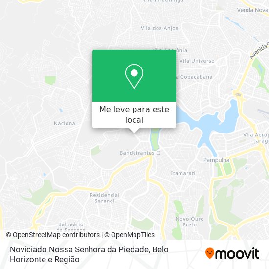 Noviciado Nossa Senhora da Piedade mapa