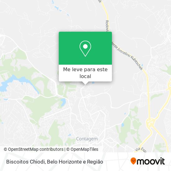 Biscoitos Chiodi mapa