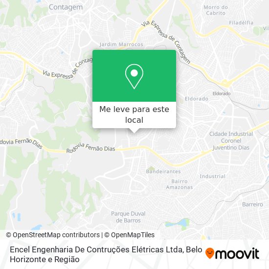 Encel Engenharia De Contruções Elétricas Ltda mapa