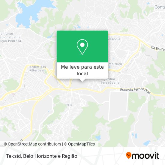 Teksid mapa