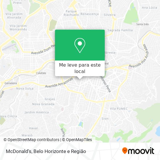 McDonald's mapa