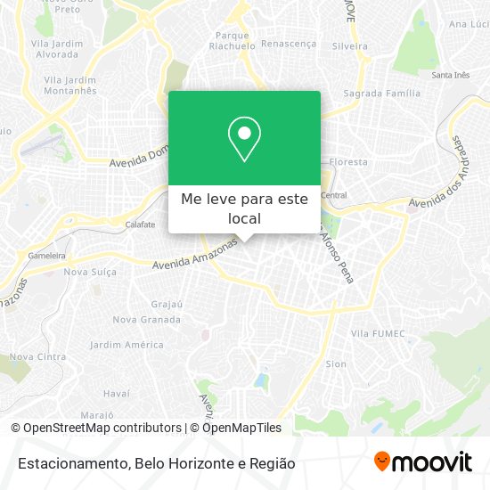 Estacionamento mapa