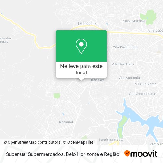 Super uai Supermercados mapa