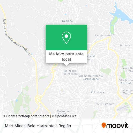 Mart Minas mapa