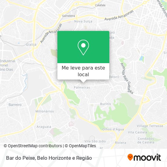 Bar do Peixe mapa