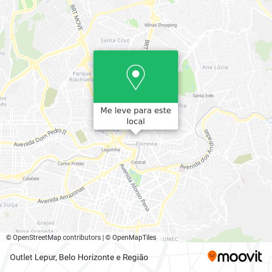 Outlet Lepur mapa