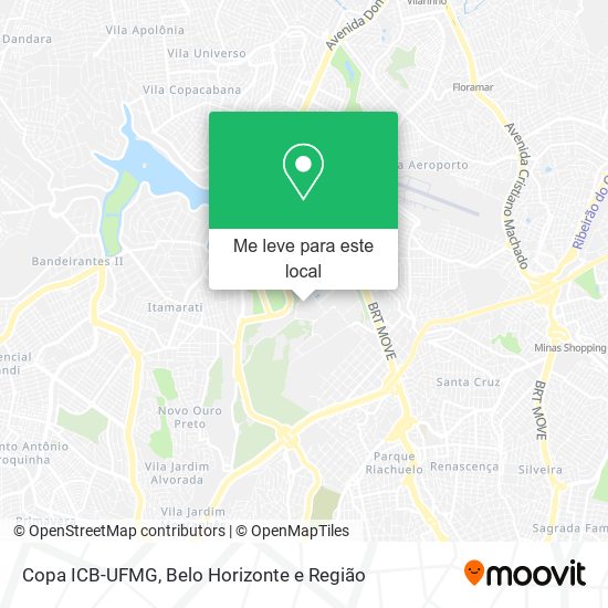 Copa ICB-UFMG mapa