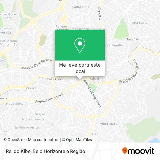 Rei do Kibe mapa