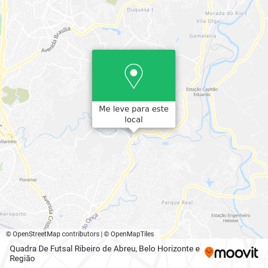 Quadra De Futsal Ribeiro de Abreu mapa