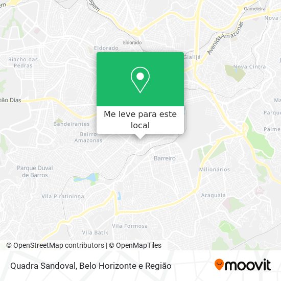 Quadra Sandoval mapa