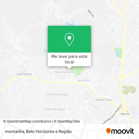 montanha mapa