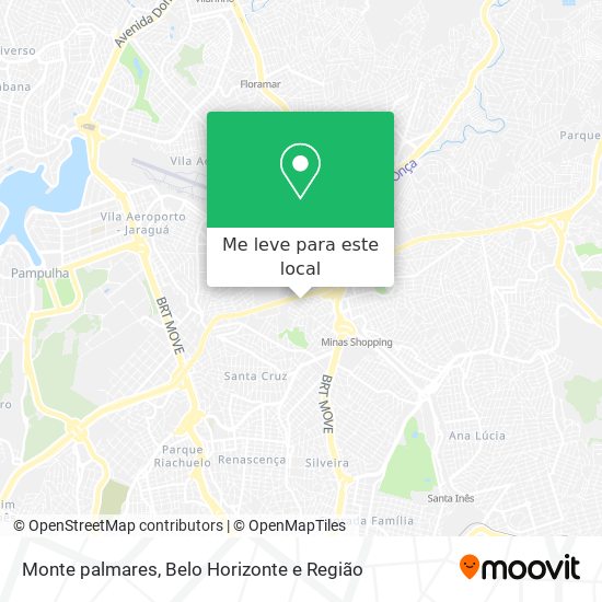 Monte palmares mapa