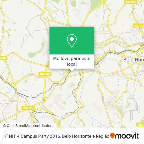 FINIT + Campus Party 2016 mapa