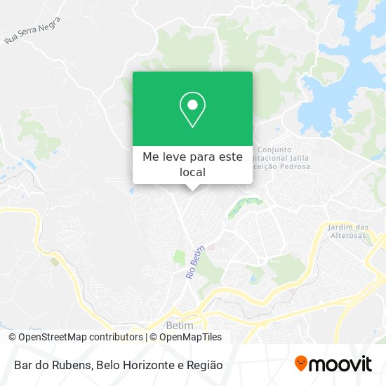 Bar do Rubens mapa