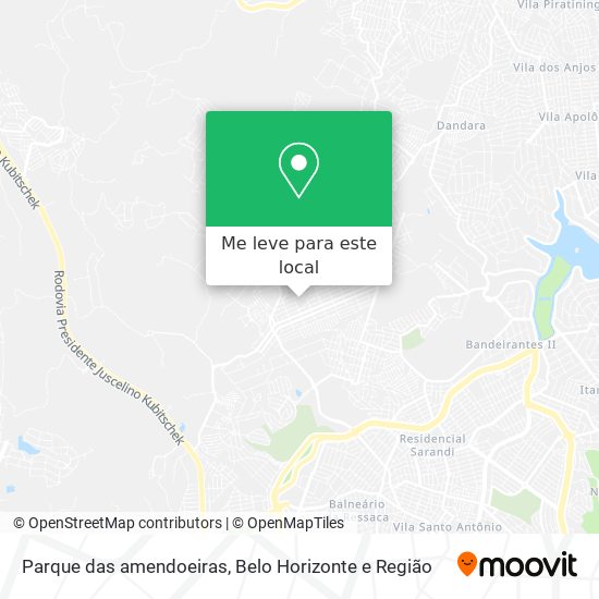 Parque das amendoeiras mapa