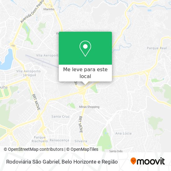 Rodoviária São Gabriel mapa