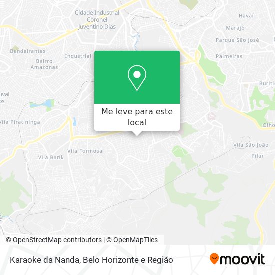 Karaoke da Nanda mapa