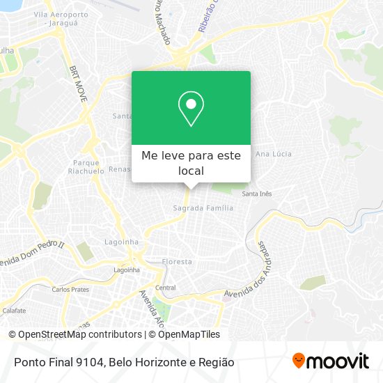 Ponto Final 9104 mapa