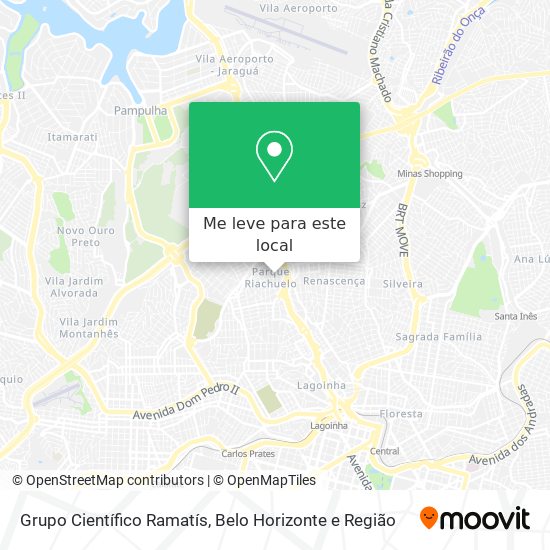Grupo Científico Ramatís mapa