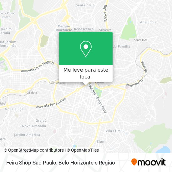 Feira Shop São Paulo mapa