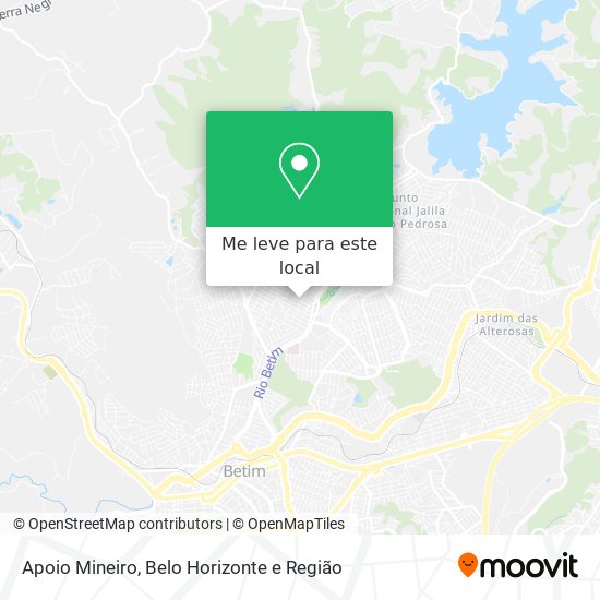 Apoio Mineiro mapa