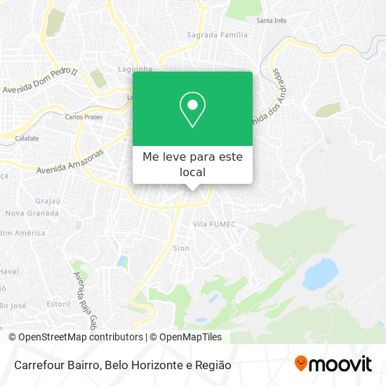 Carrefour Bairro mapa
