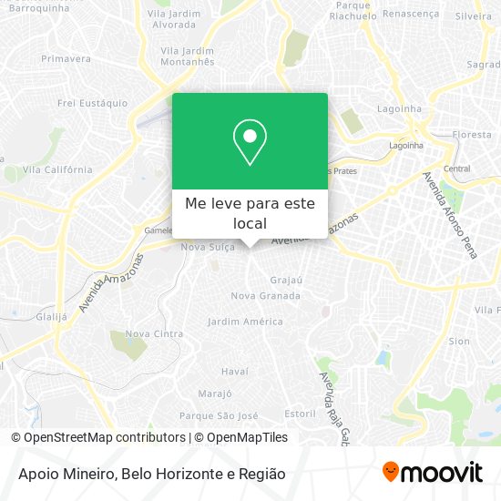 Apoio Mineiro mapa