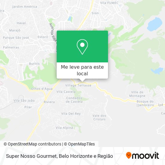 Super Nosso Gourmet mapa