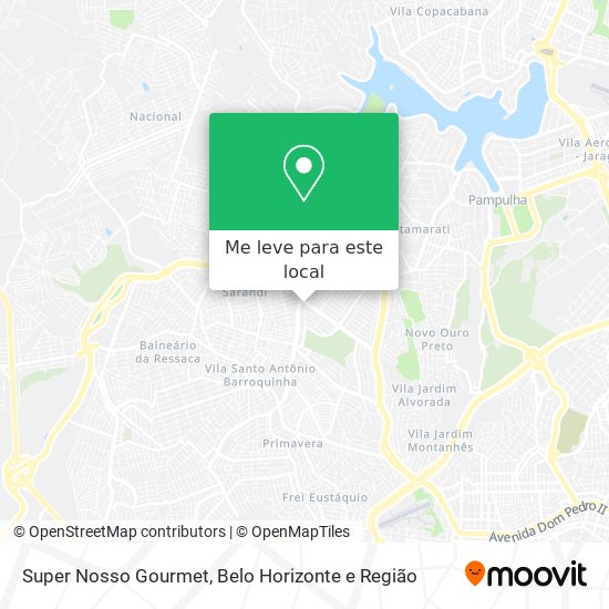 Super Nosso Gourmet mapa