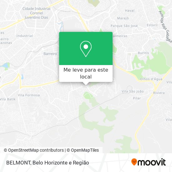 BELMONT mapa